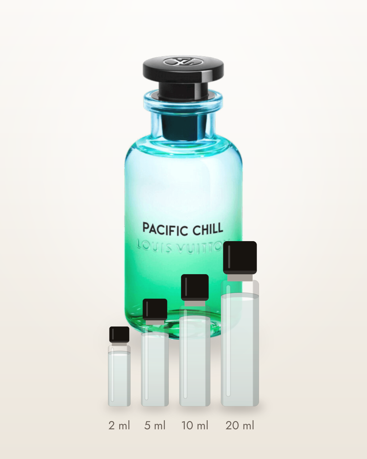 Louis Vuitton Pacific Chill – Abfüllungen in 2, 5, 10 und 20 ml vor dem Flakon