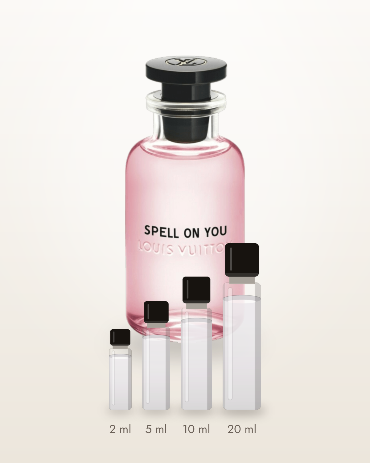 Louis Vuitton Spell On You – Abfüllungen in 2, 5, 10 und 20 ml vor dem Flakon