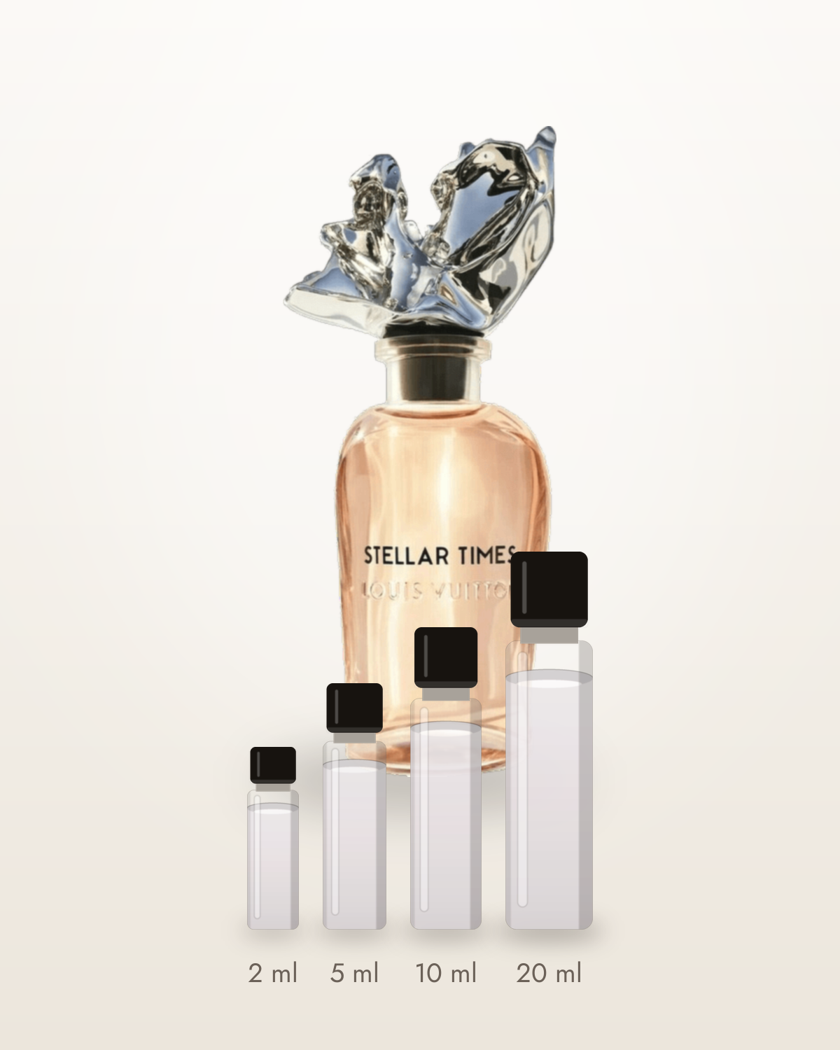 Louis Vuitton Stellar Times – Abfüllungen in 2, 5, 10 und 20 ml vor dem Flakon