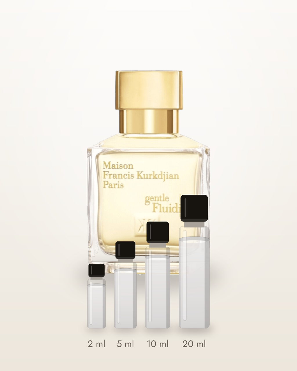 Maison Francis Kurkdjian Gentle Fluidity (Gold) – Abfüllungen in 2, 5, 10 und 20 ml vor dem Flakon