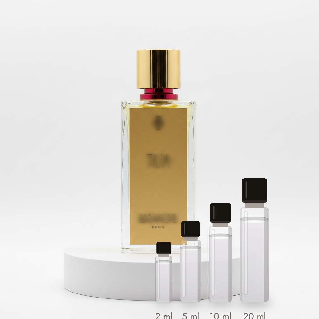 Marc-Antoine Barrois Tilia – Abfüllungen in 2, 5, 10 und 20 ml vor dem Flakon