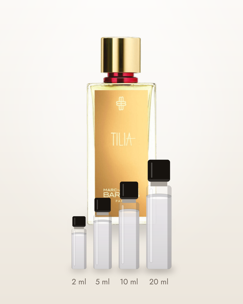 Marc-Antoine Barrois Tilia – Abfüllungen in 2, 5, 10 und 20 ml vor dem Originalflakon