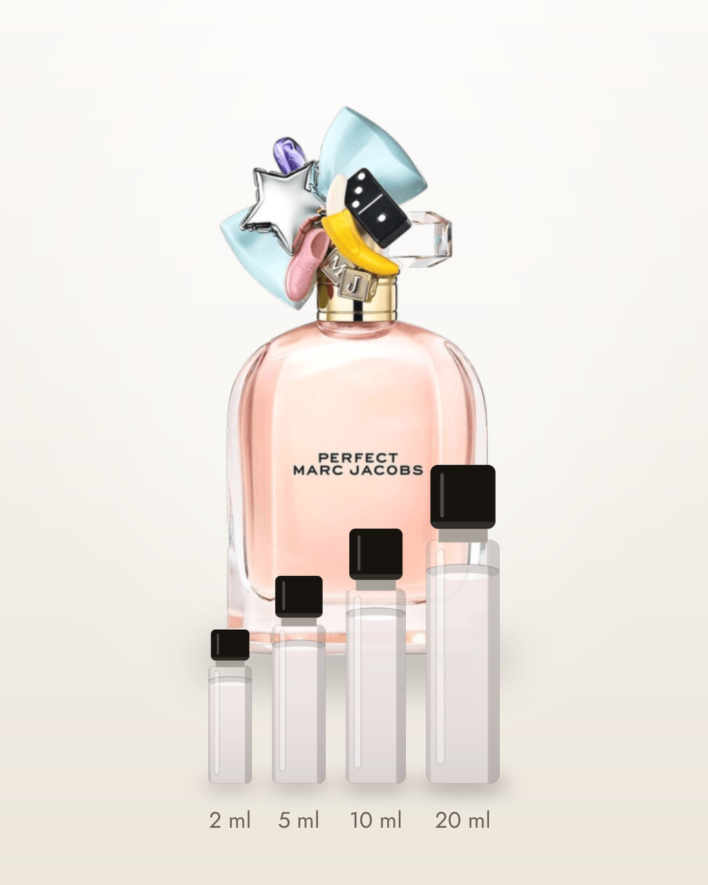 Marc Jacobs Perfect – Abfüllungen in 2, 5, 10 und 20 ml vor dem Flakon