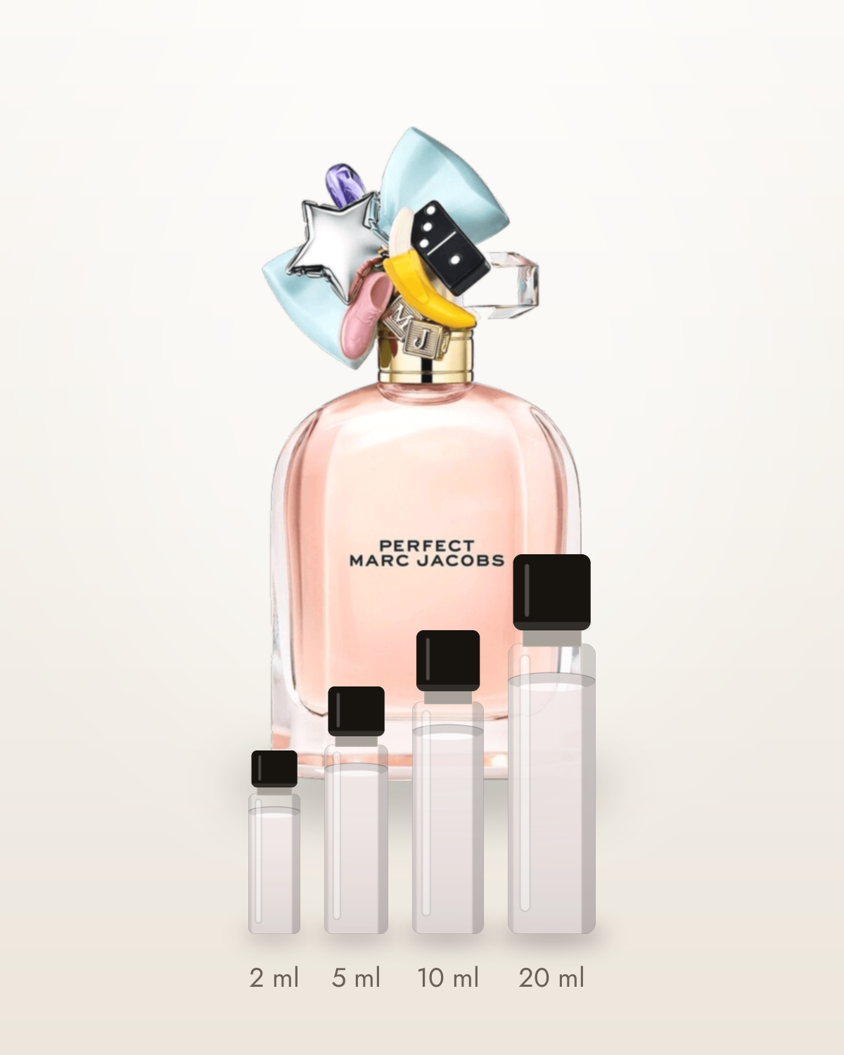 Marc Jacobs Perfect – Abfüllungen in 2, 5, 10 und 20 ml vor dem Flakon