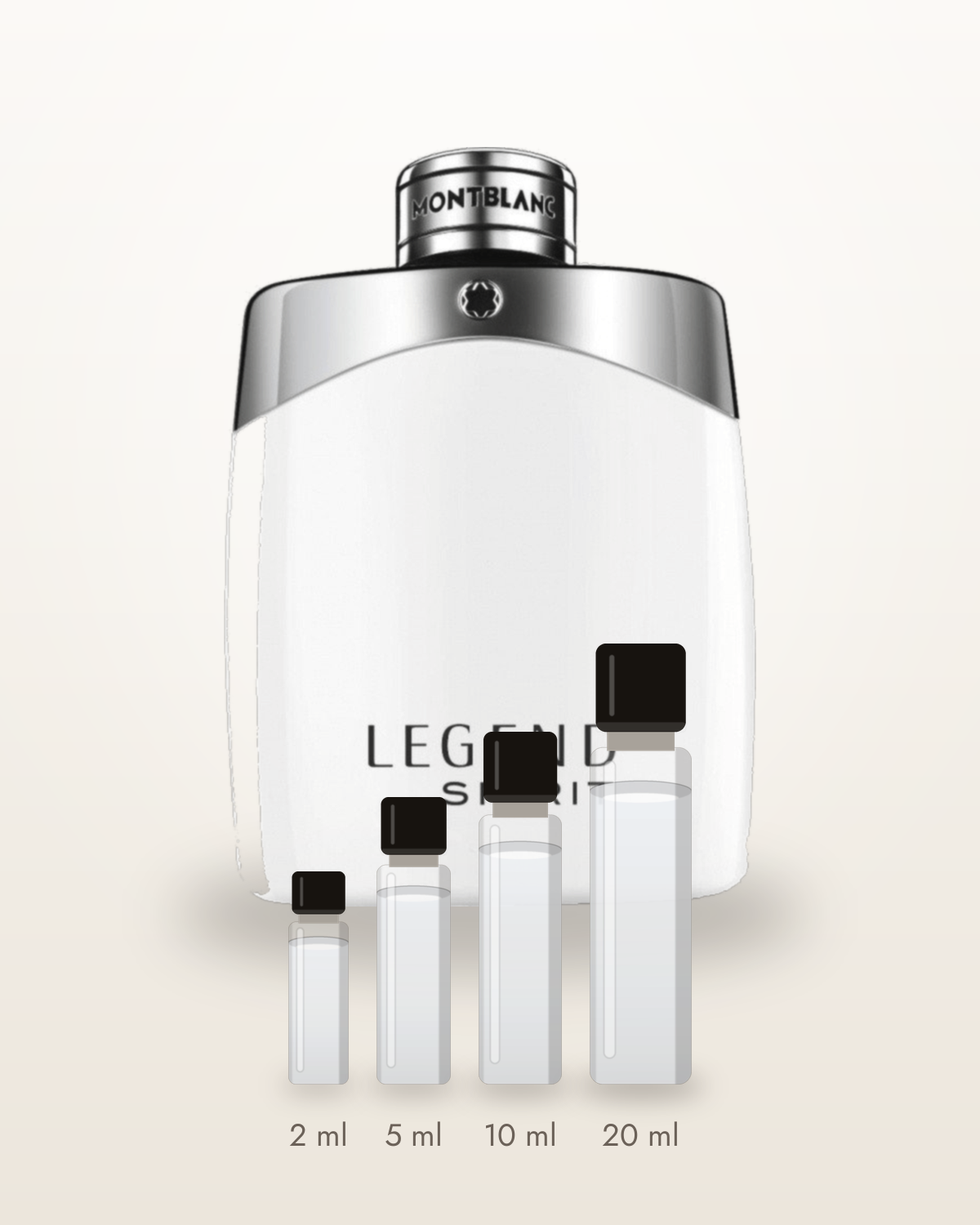 Montblanc Legend Spirit – Abfüllungen in 2, 5, 10 und 20 ml vor dem Flakon