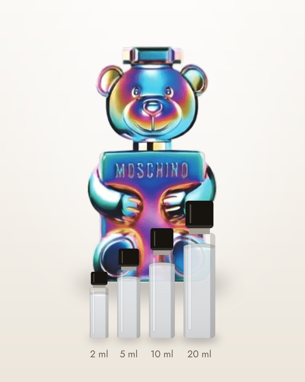 Moschino Toy 2 Pearl – Abfüllungen in 2, 5, 10 und 20 ml vor dem Flakon