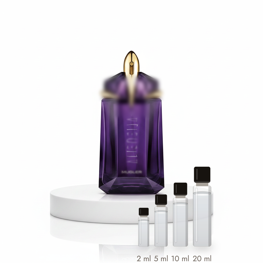 Mugler Alien – Abfüllungen in 2, 5, 10 und 20 ml vor dem Flakon