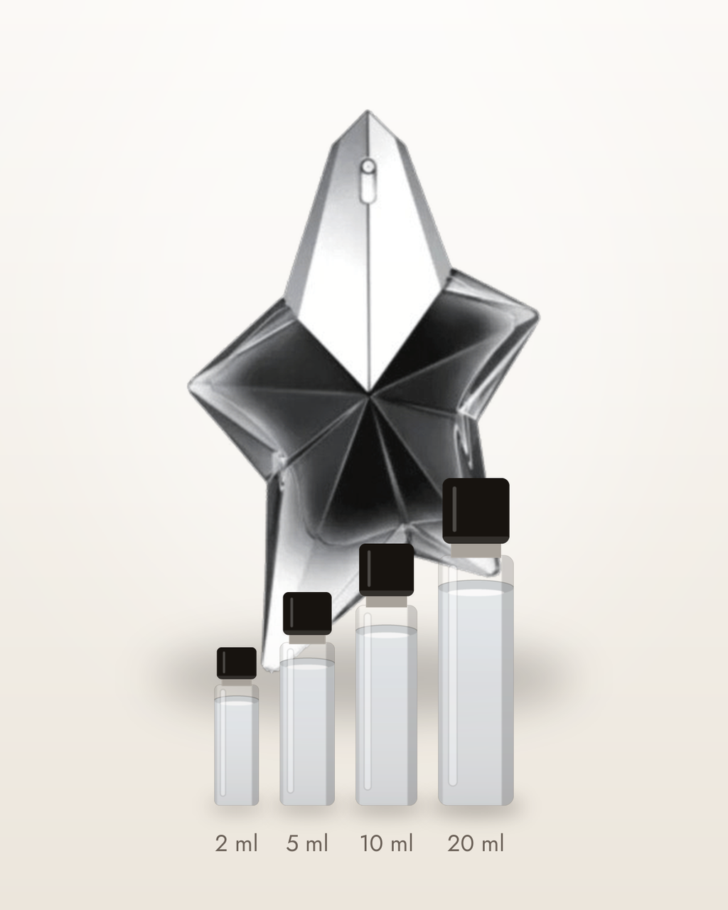 Mugler Angel Fantasm – Abfüllungen in 2, 5, 10 und 20 ml vor dem Flakon