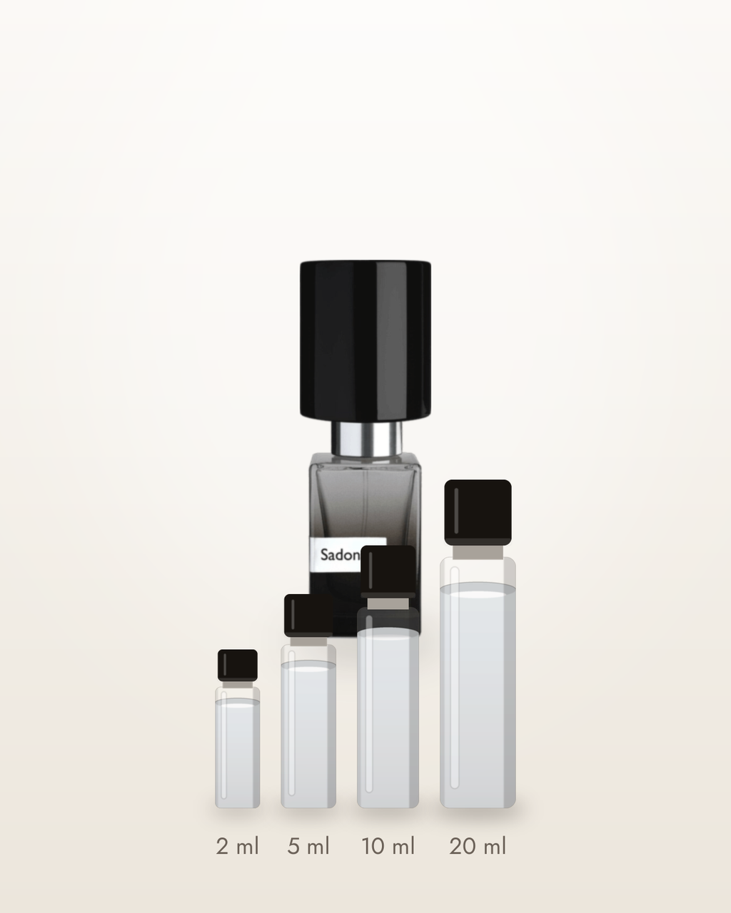 Nasomatto Sadonaso – Abfüllungen in 2, 5, 10 und 20 ml vor dem Flakon