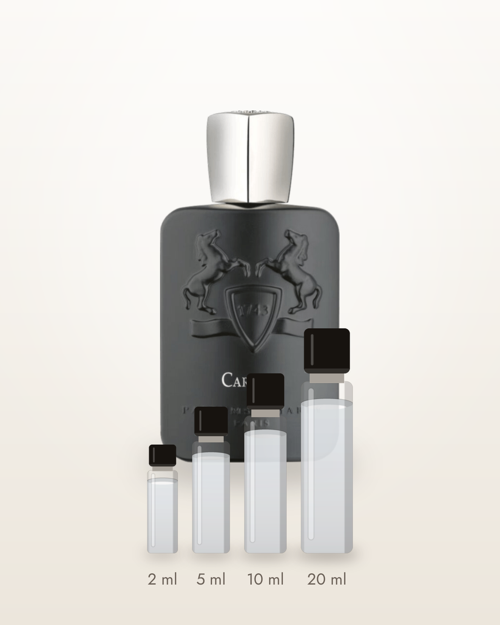 Parfums de Marly Carlisle – Abfüllungen in 2, 5, 10 und 20 ml vor dem Originalflakon