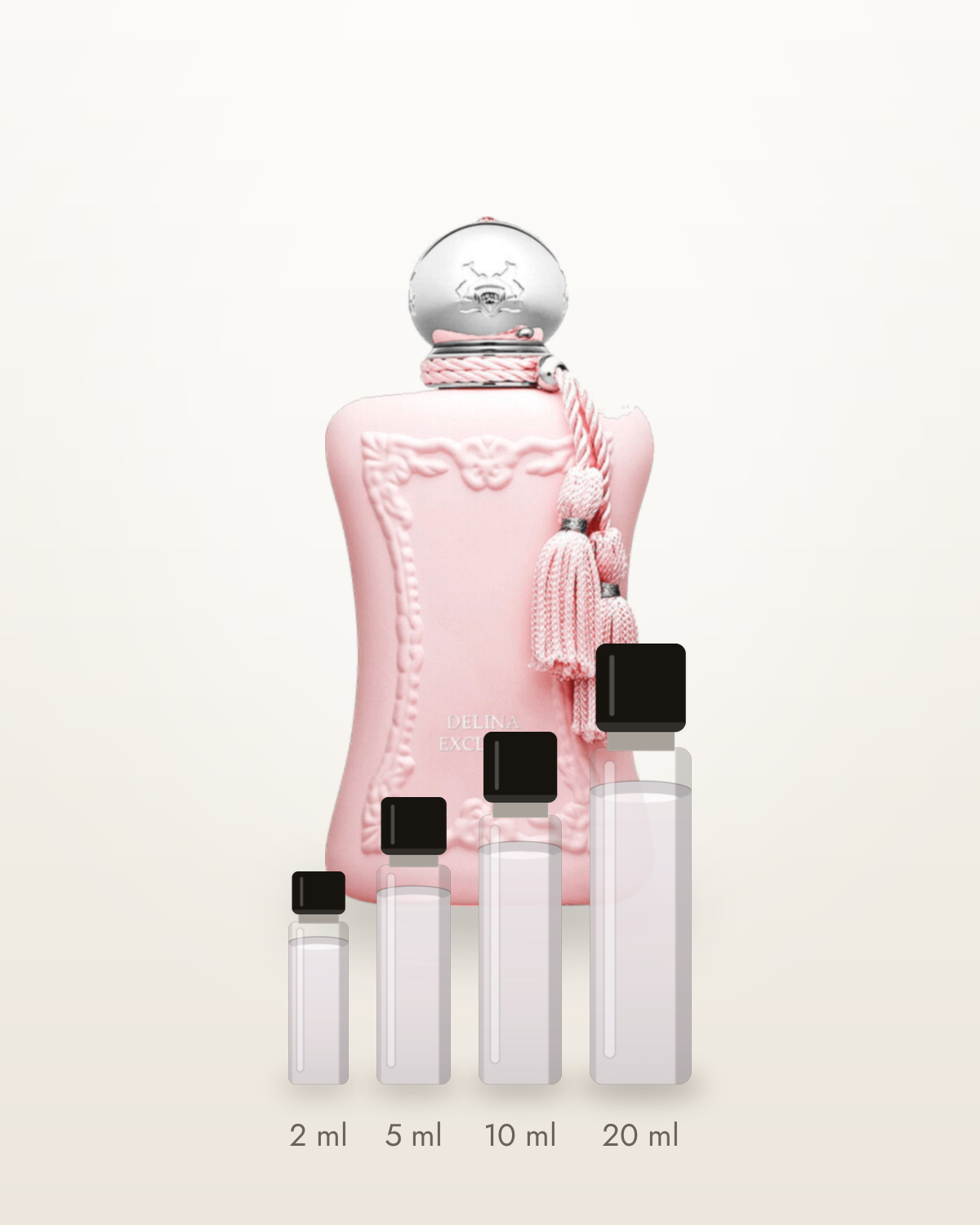 Parfums de Marly Delina Exclusif – Abfüllungen in 2, 5, 10 und 20 ml vor dem Flakon