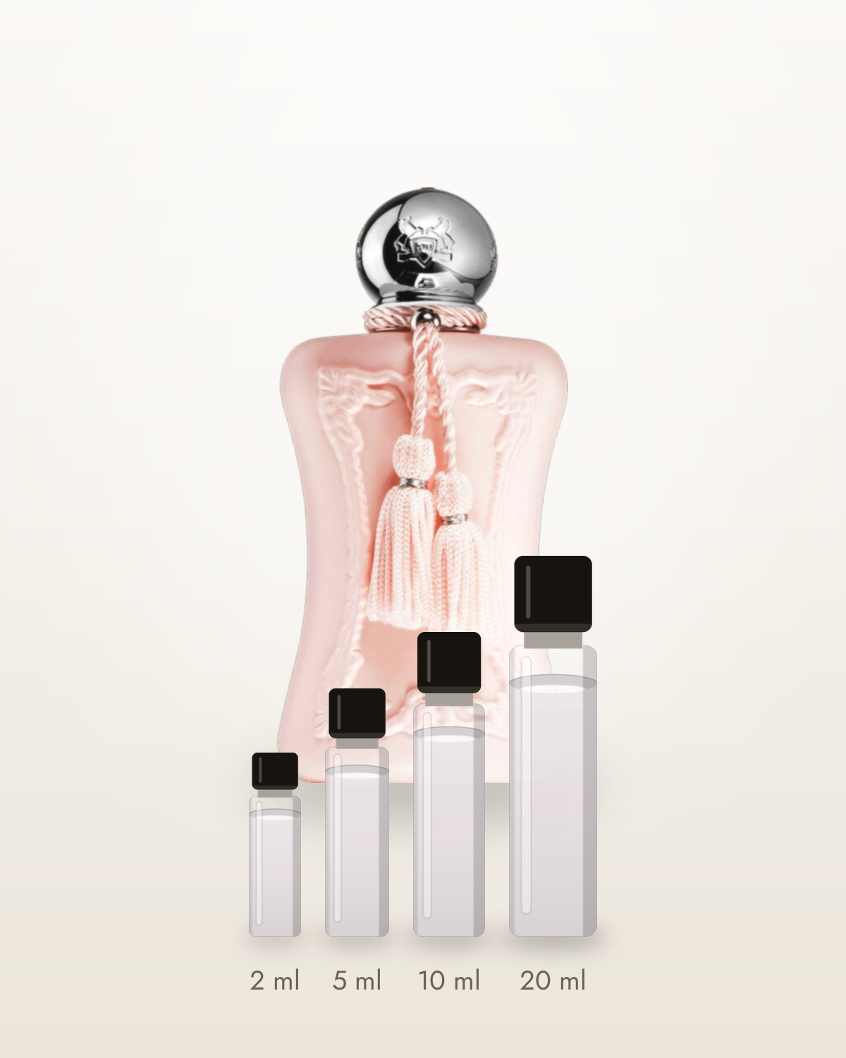 Parfums de Marly Delina – Abfüllungen in 2, 5, 10 und 20 ml vor dem Originalflakon