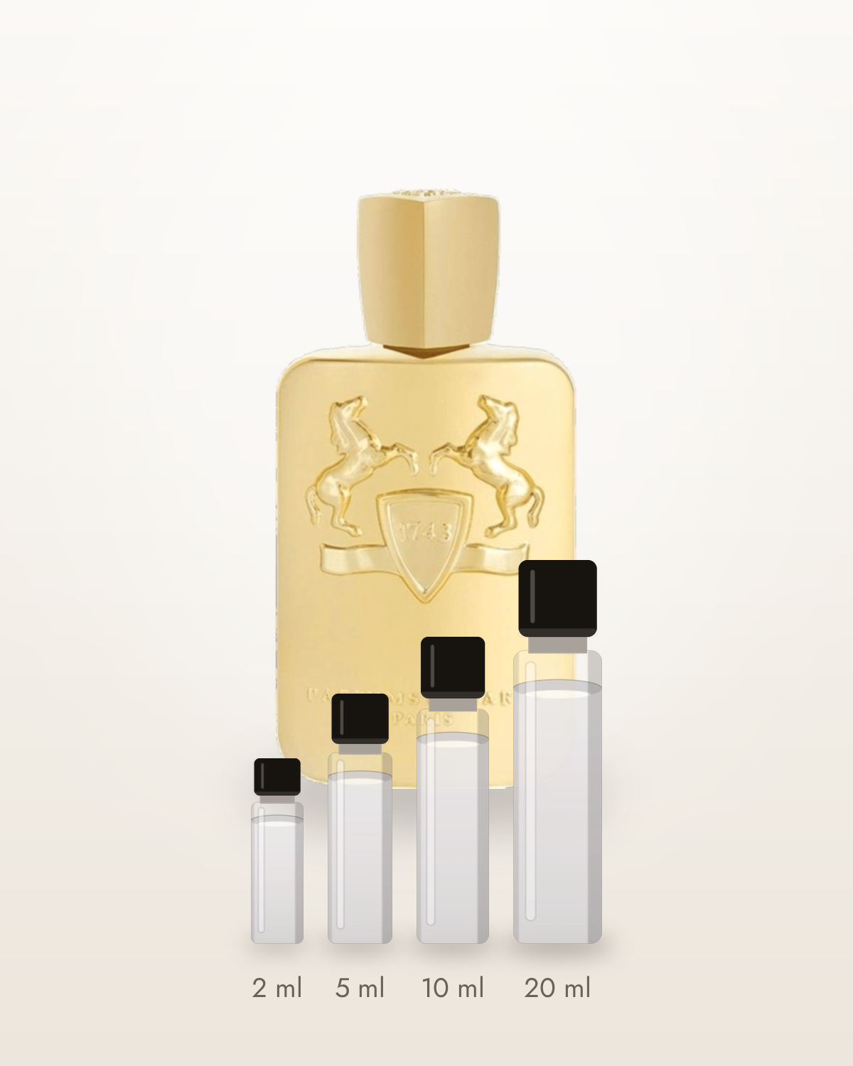 Parfums de Marly Godolphin – Abfüllungen in 2, 5, 10 und 20 ml vor dem Originalflakon