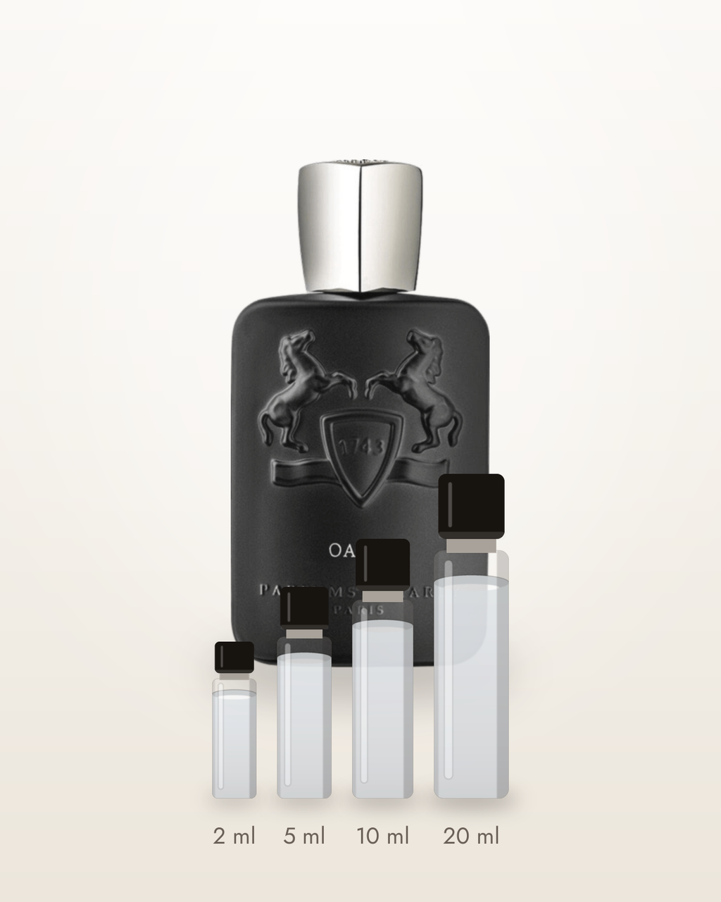 Parfums de Marly Oajan – Abfüllungen in 2, 5, 10 und 20 ml vor dem Originalflakon