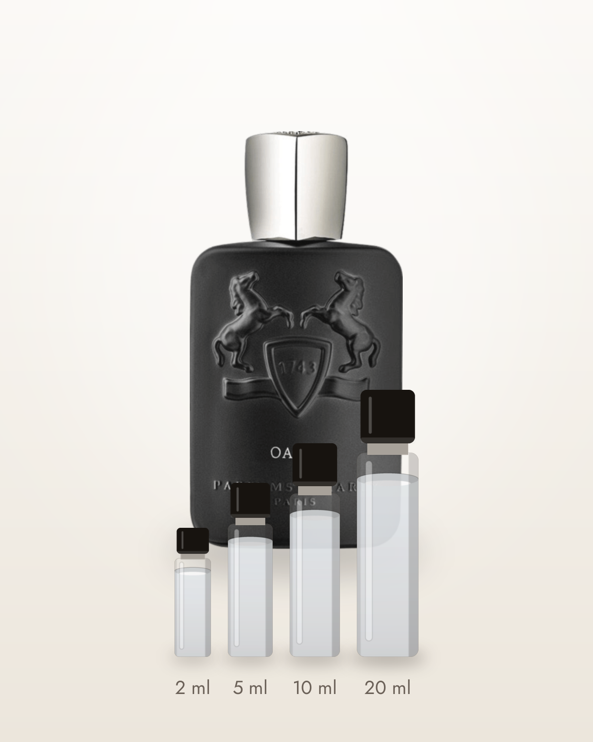 Parfums de Marly Oajan – Abfüllungen in 2, 5, 10 und 20 ml vor dem Originalflakon