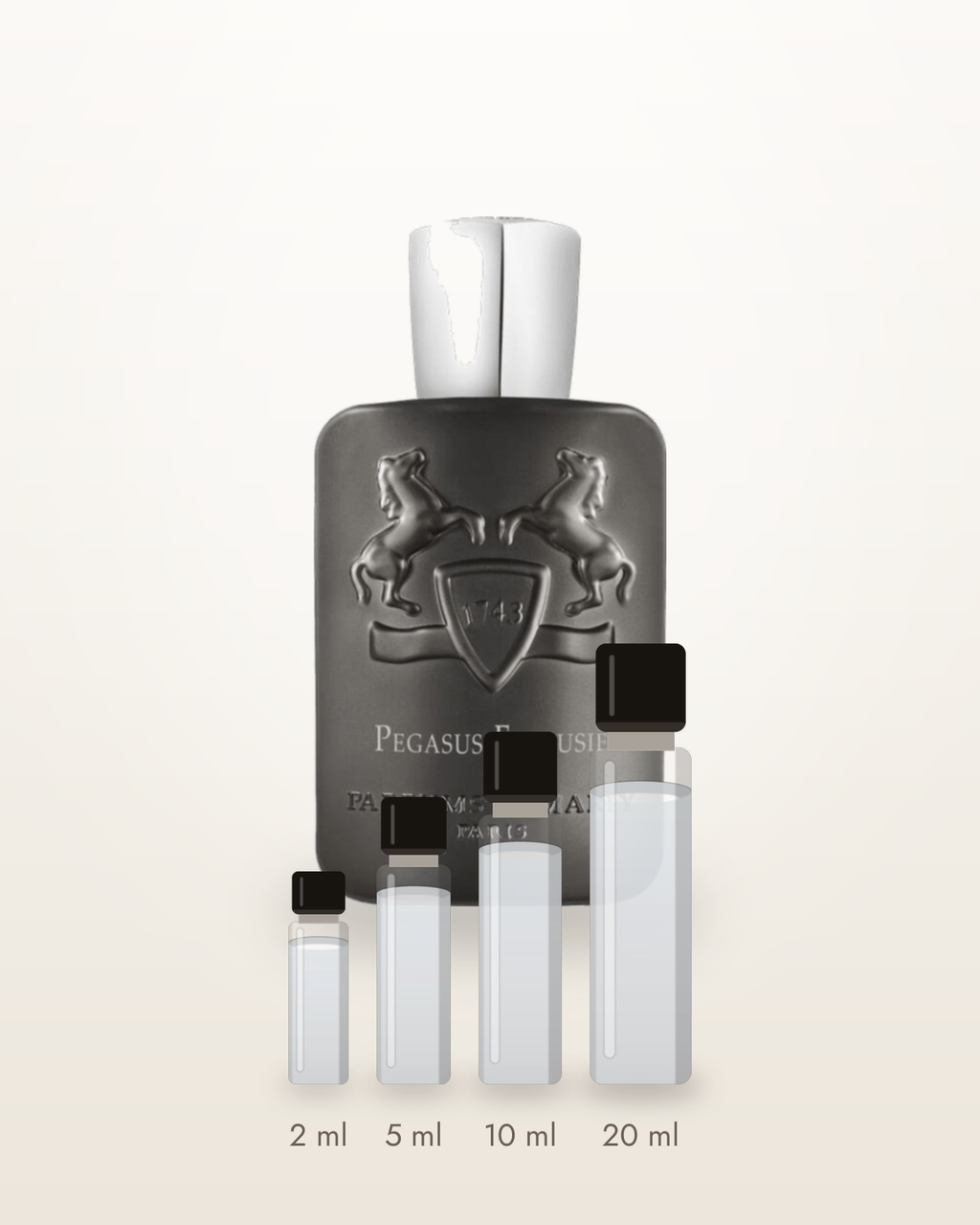 Parfums de Marly Pegasus Exklusif – Abfüllungen in 2, 5, 10 und 20 ml vor dem Originalflakon