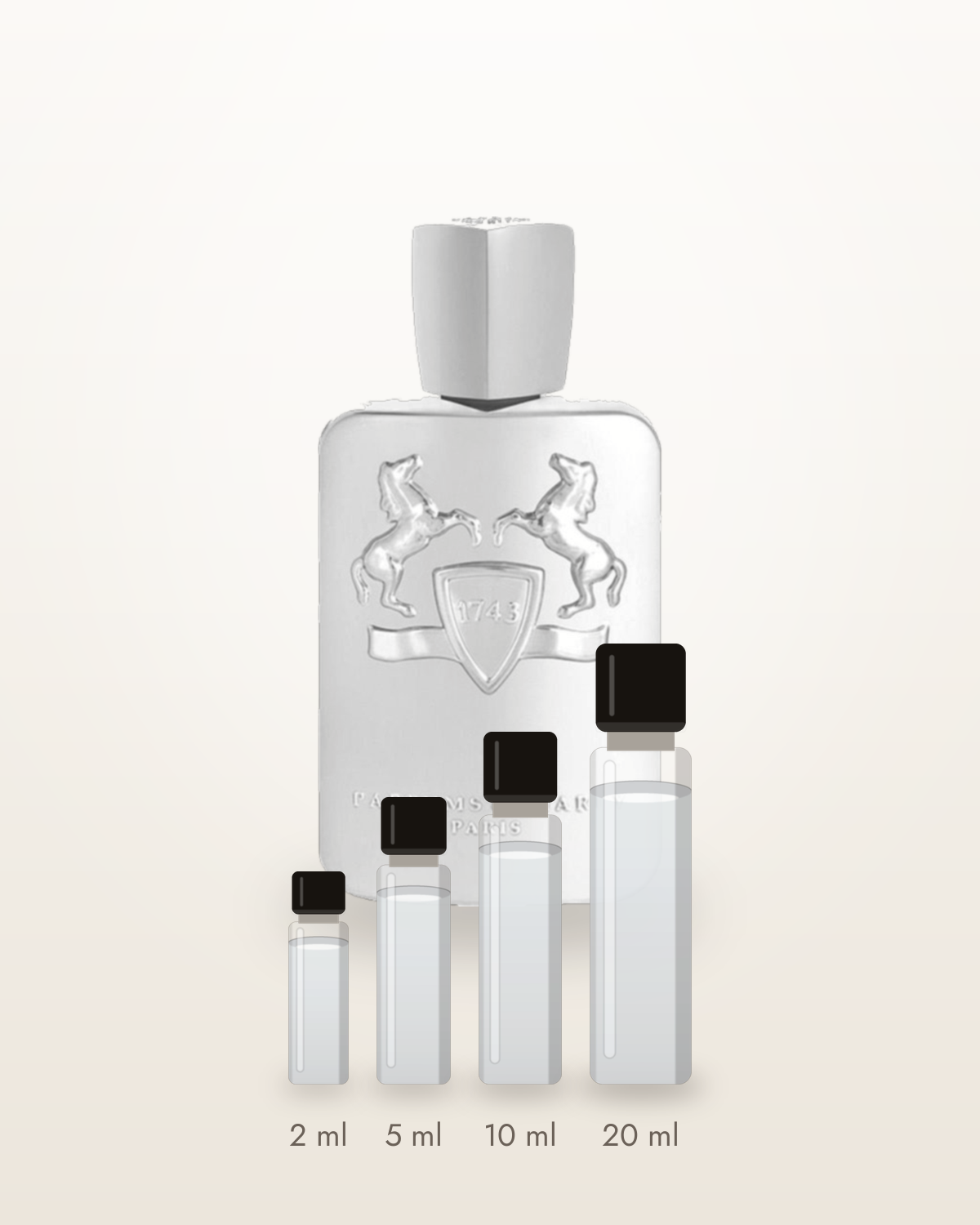 Parfums de Marly Pegasus – Abfüllungen in 2, 5, 10 und 20 ml vor dem Originalflakon