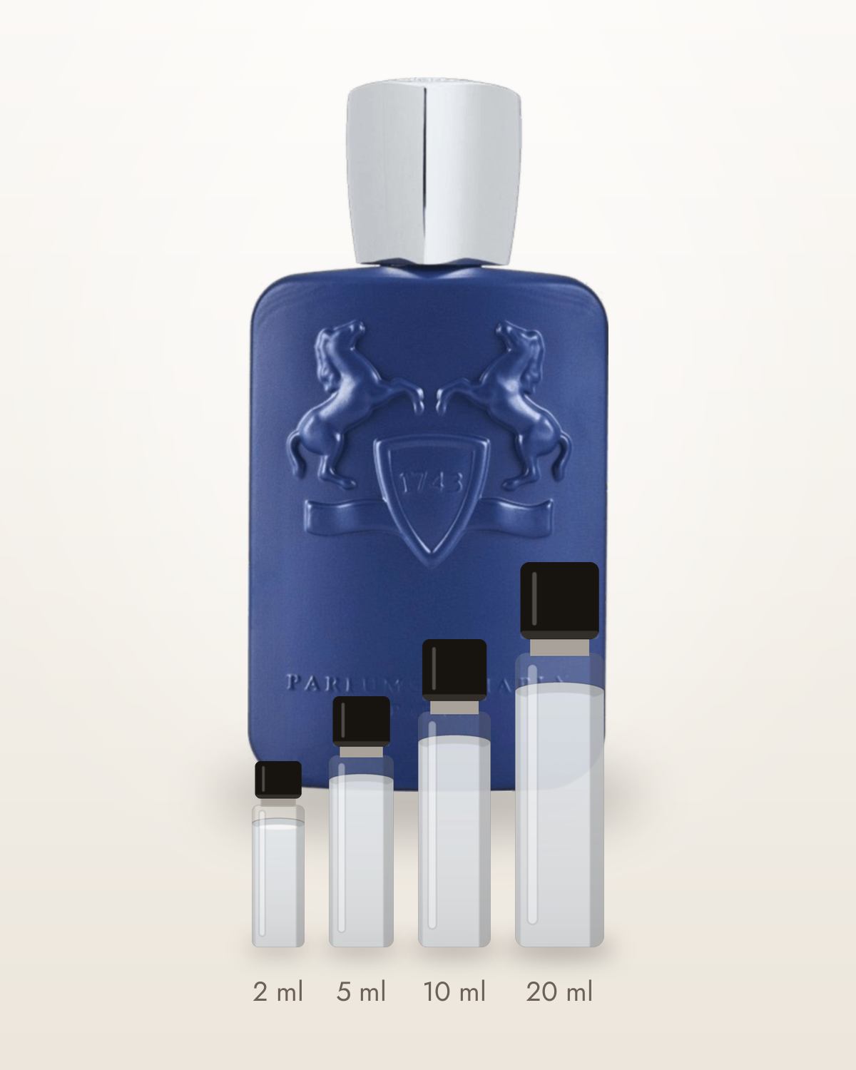 Parfums de Marly Percival – Abfüllungen in 2, 5, 10 und 20 ml vor dem Originalflakon