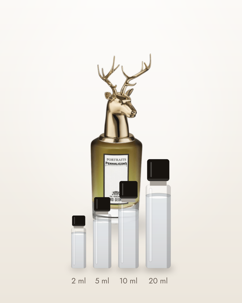 Penhaligon's Tragedy of Lord George – Abfüllungen in 2, 5, 10 und 20 ml vor dem Originalflakon