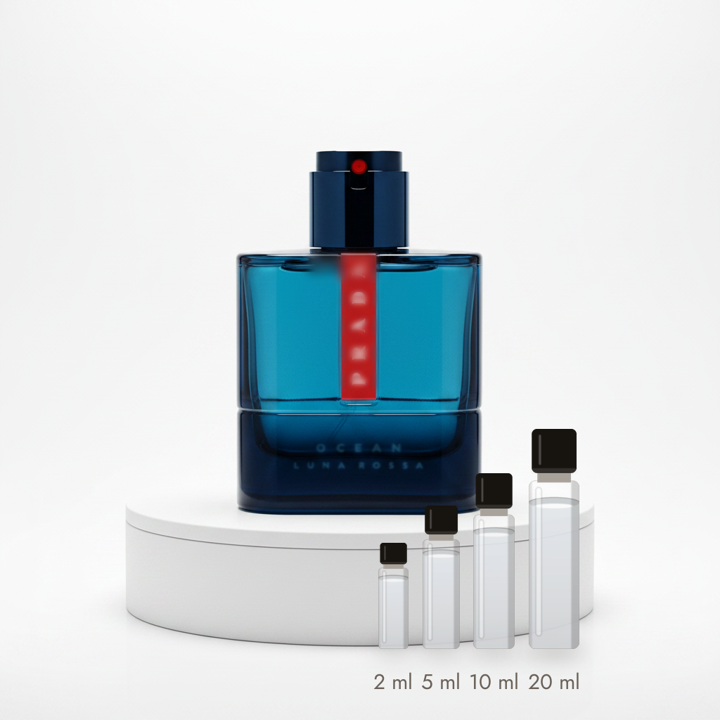 Prada Luna Rossa Ocean – Abfüllungen in 2, 5, 10 und 20 ml vor dem Flakon