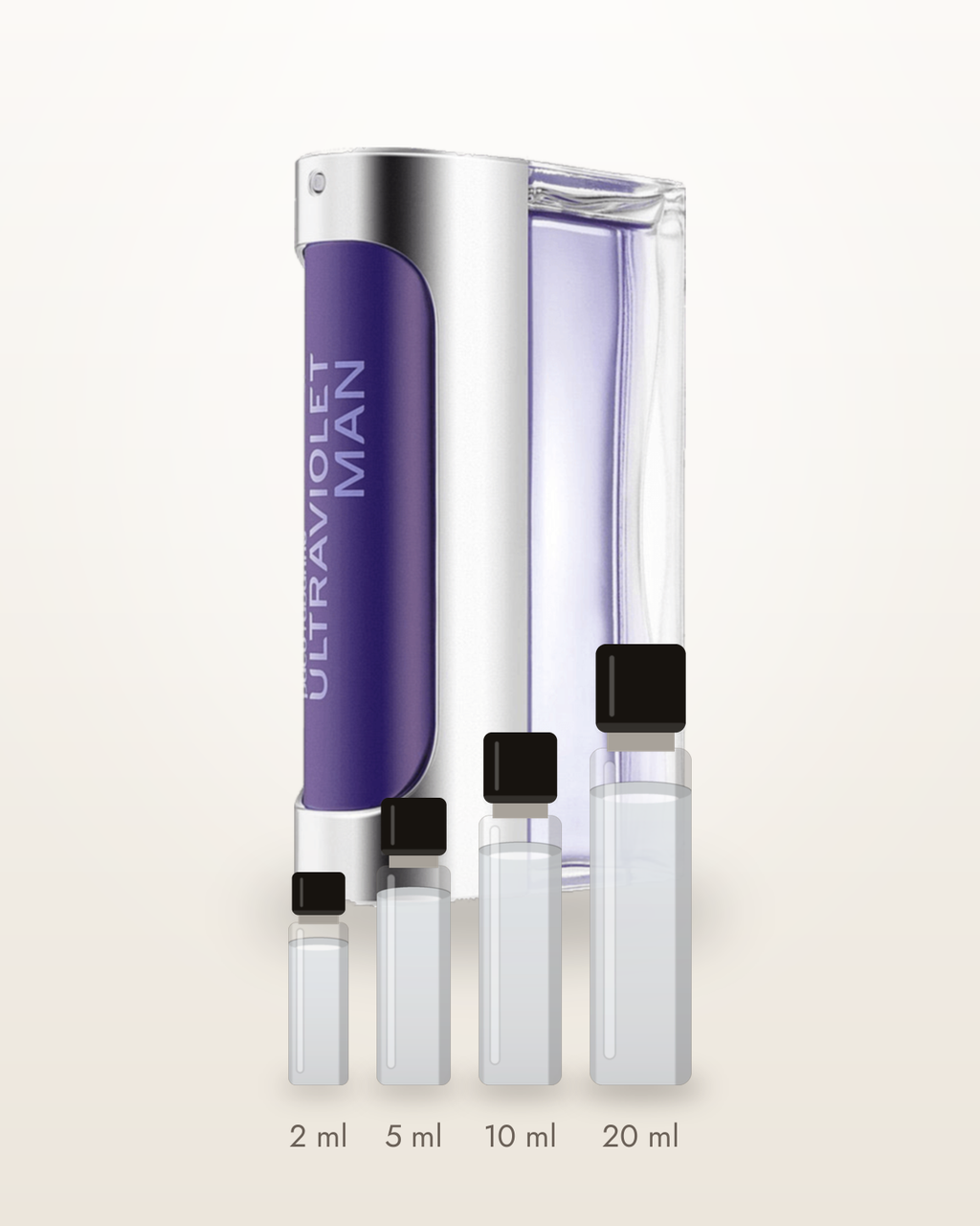 Rabanne Ultraviolet Man – Abfüllungen in 2, 5, 10 und 20 ml vor dem Flakon