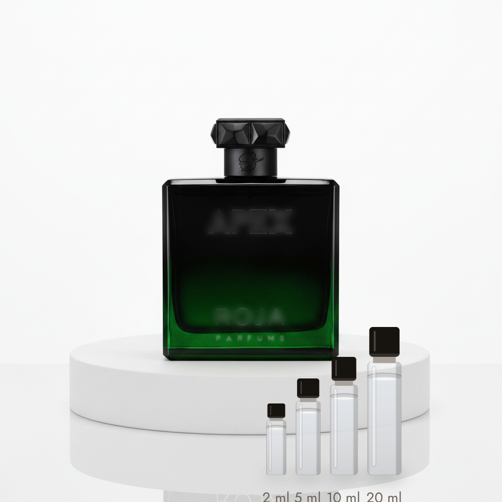 Roja Parfums Apex – Abfüllungen in 2, 5, 10 und 20 ml vor dem Flakon