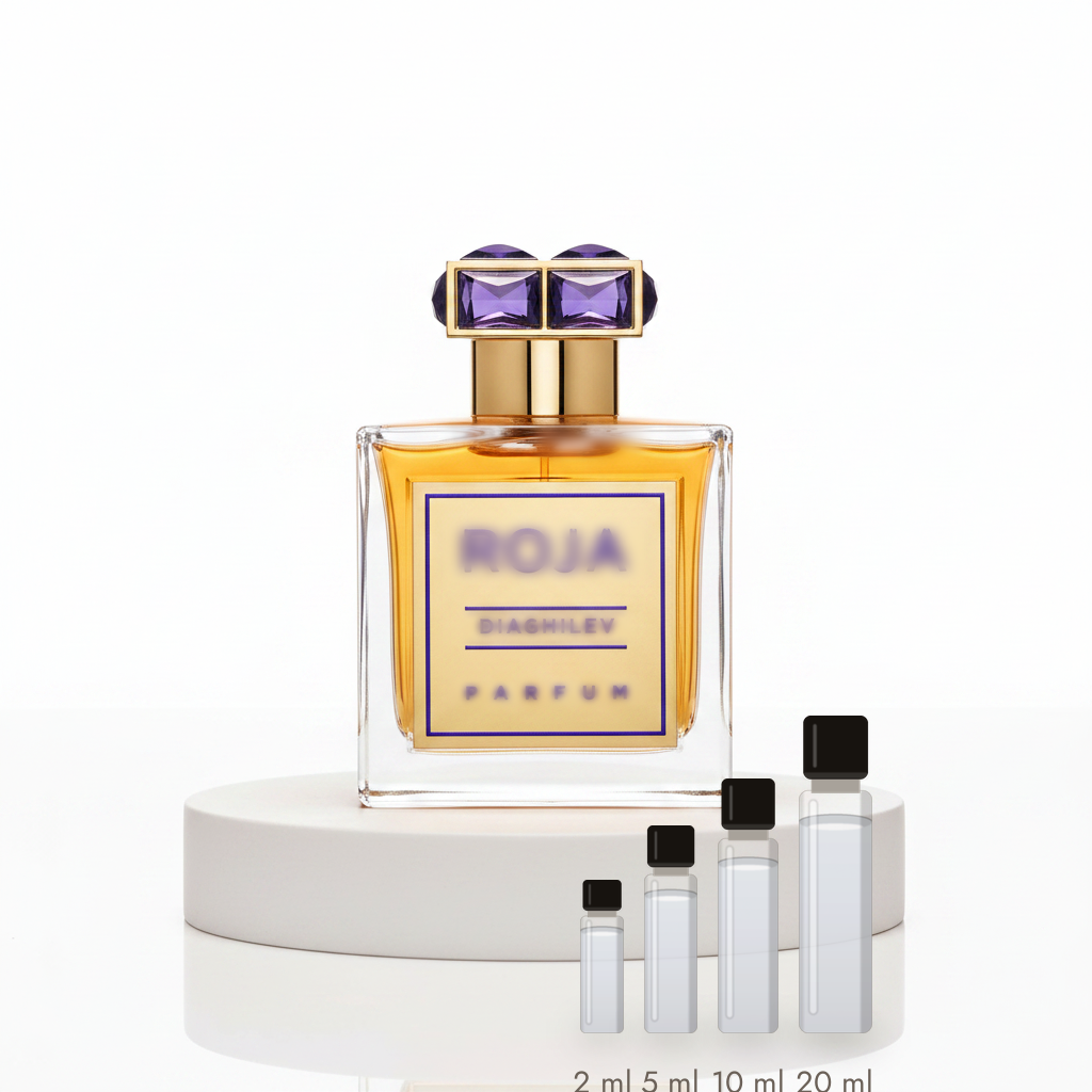 Roja Parfums Diaghilev – Abfüllungen in 2, 5, 10 und 20 ml vor dem Flakon