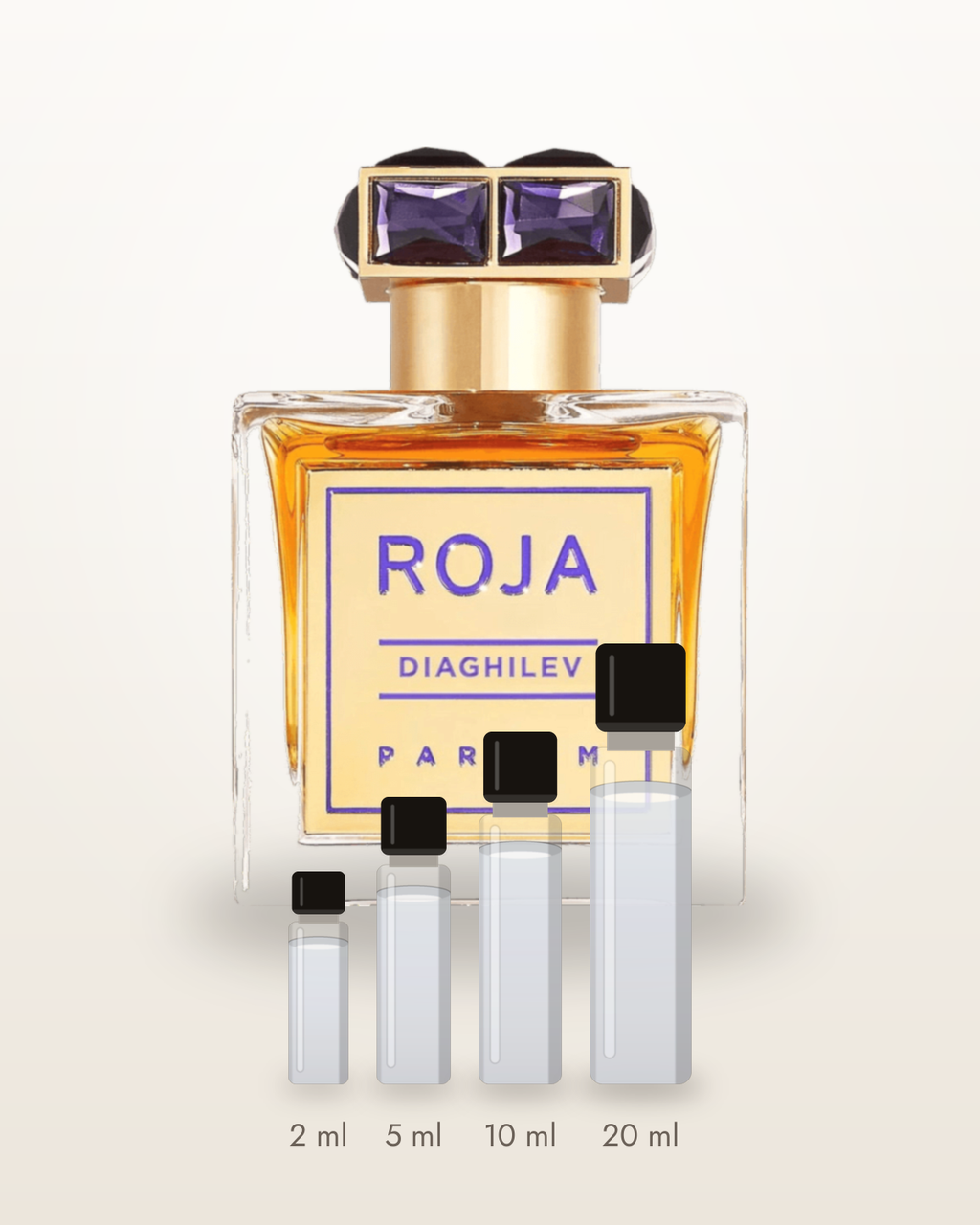 Roja Parfums Diaghilev – Abfüllungen in 2, 5, 10 und 20 ml vor dem Originalflakon