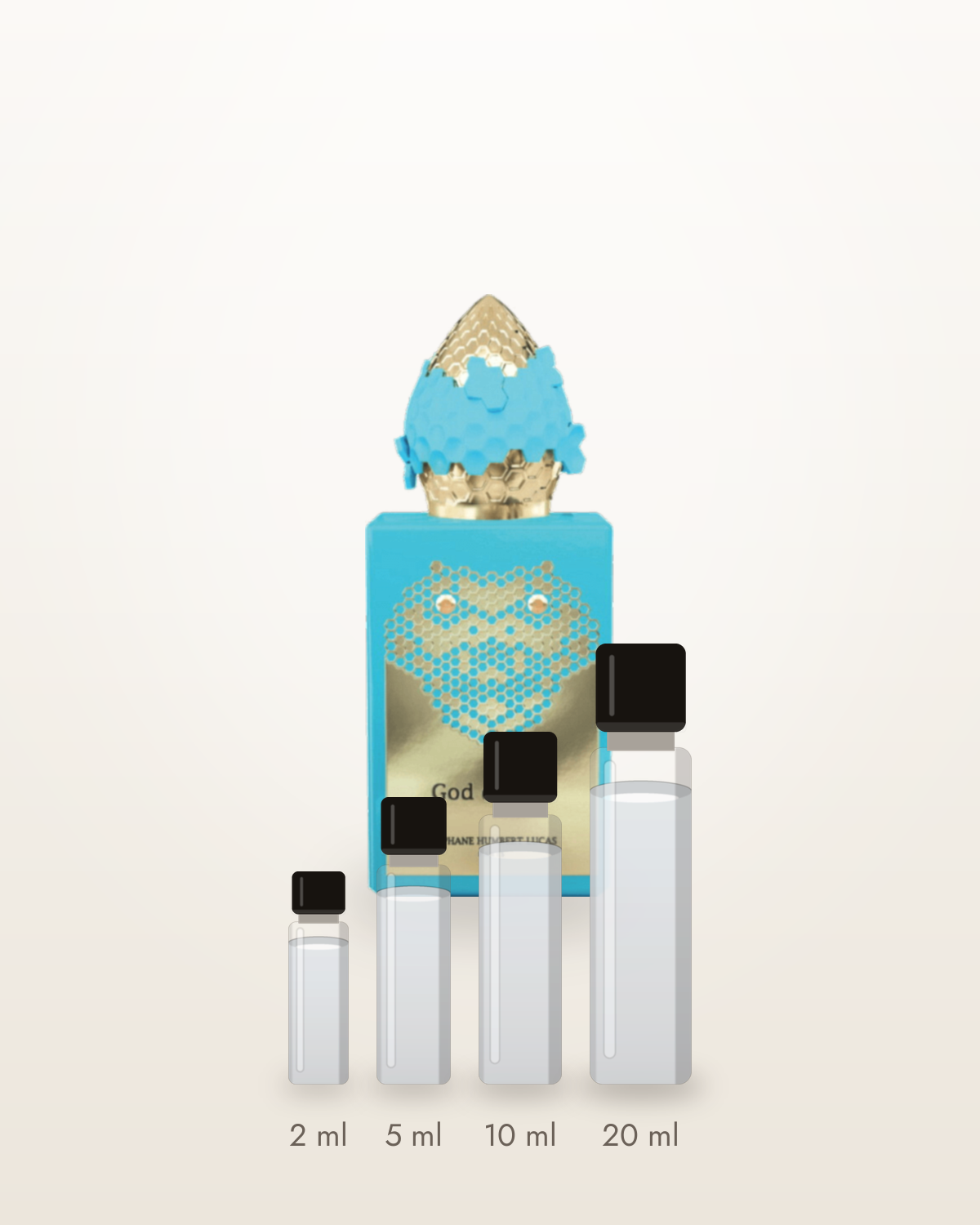 Stéphane Humbert Lucas 777 God of Fire – Abfüllungen in 2, 5, 10 und 20 ml vor dem Flakon