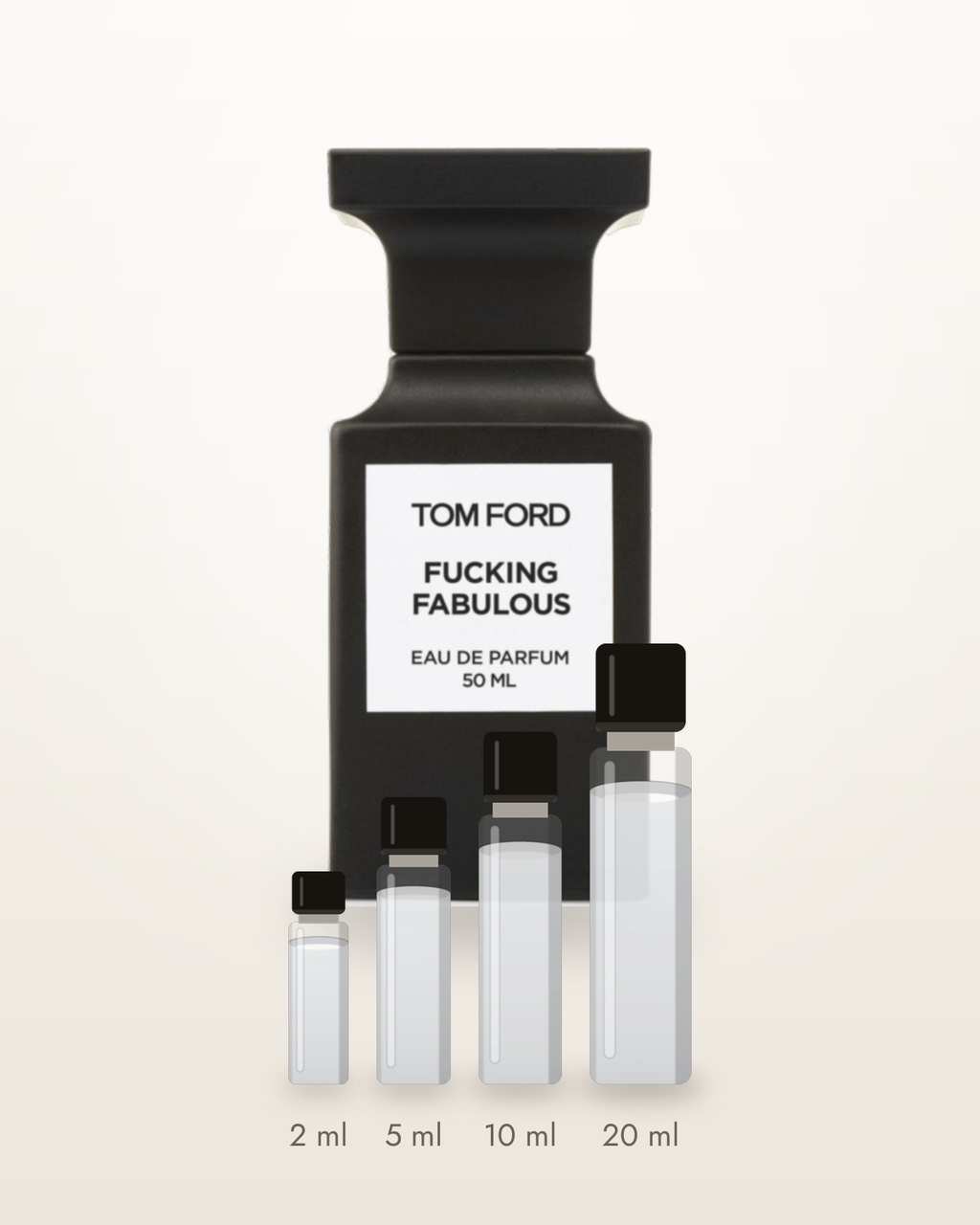 Tom Ford Fucking Fabulous – Abfüllungen in 2, 5, 10 und 20 ml vor dem Originalflakon