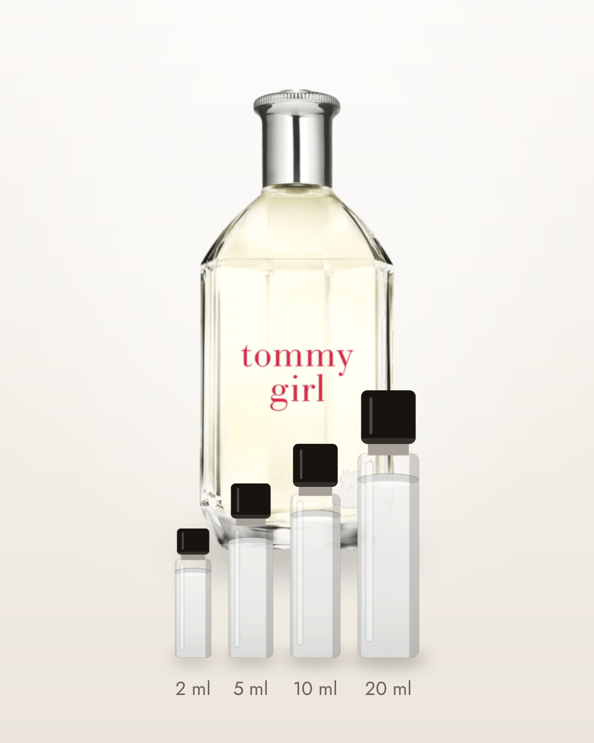Tommy Hilfiger Tommy Girl – Abfüllungen in 2, 5, 10 und 20 ml vor dem Flakon