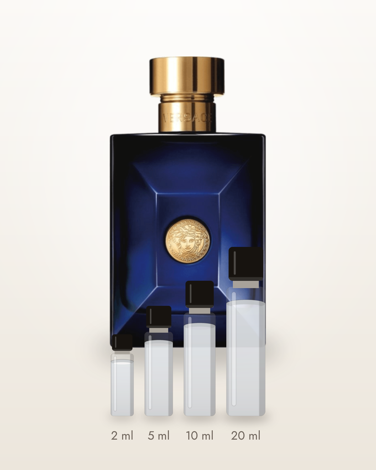 Versace Dylan Blue – Abfüllungen in 2, 5, 10 und 20 ml vor dem Originalflakon
