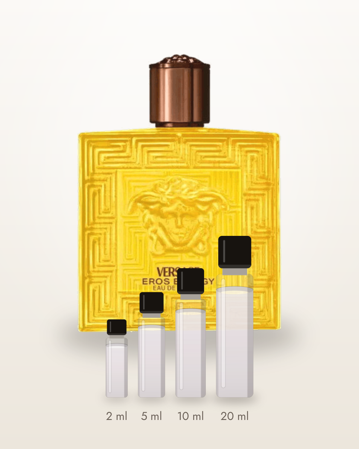 Versace Eros Energy – Abfüllungen in 2, 5, 10 und 20 ml vor dem Flakon