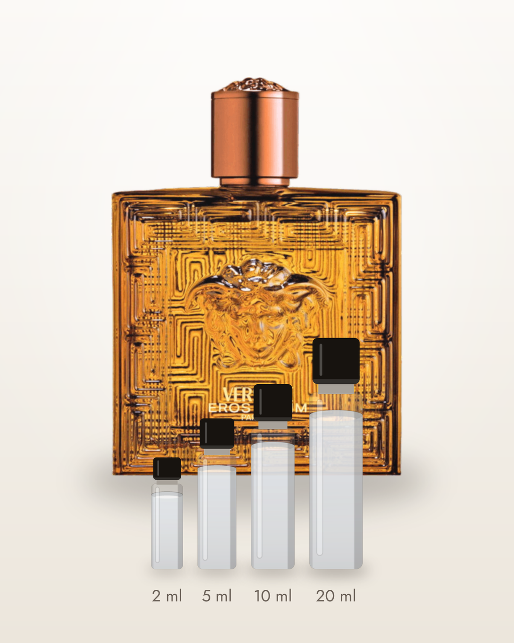 Versace Eros Najim – Abfüllungen in 2, 5, 10 und 20 ml vor dem Flakon
