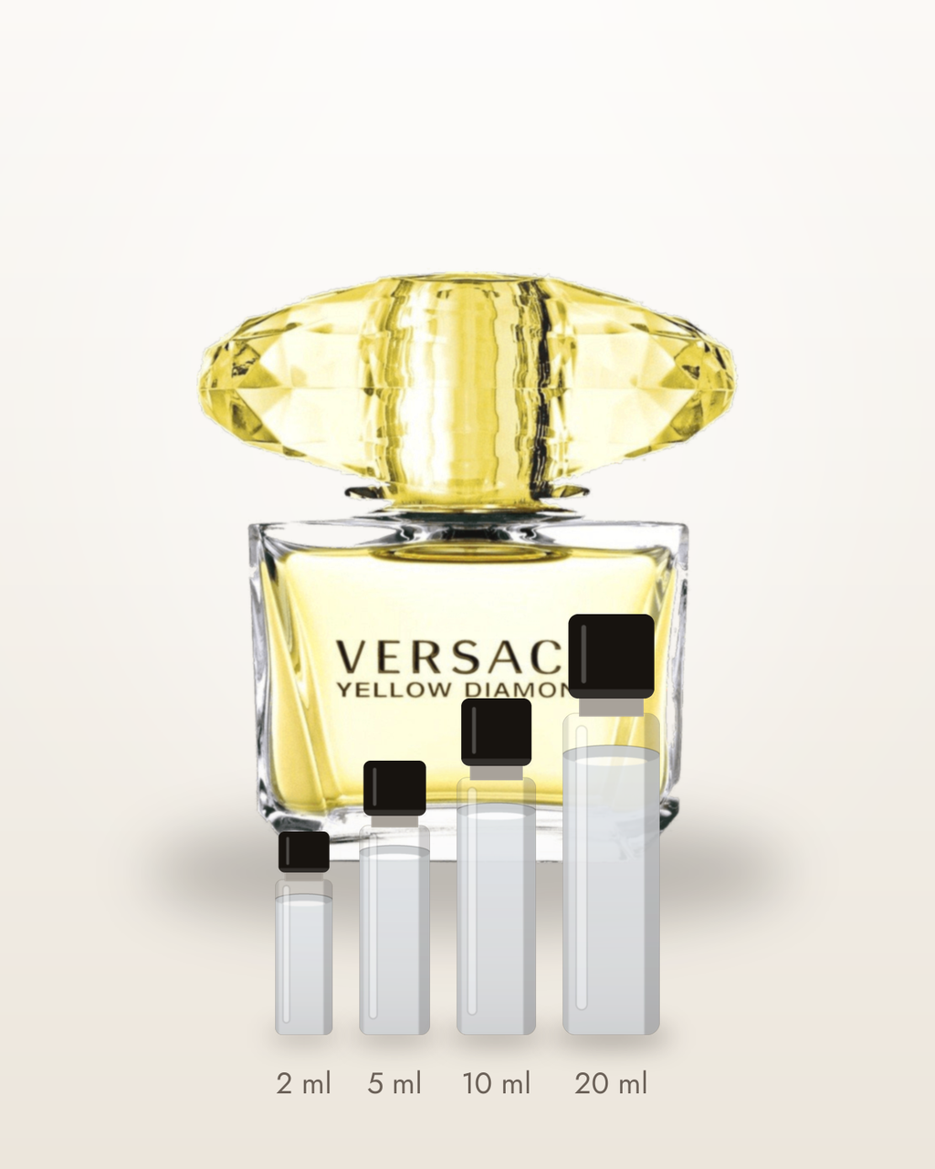 Versace Yellow Diamond – Abfüllungen in 2, 5, 10 und 20 ml vor dem Flakon