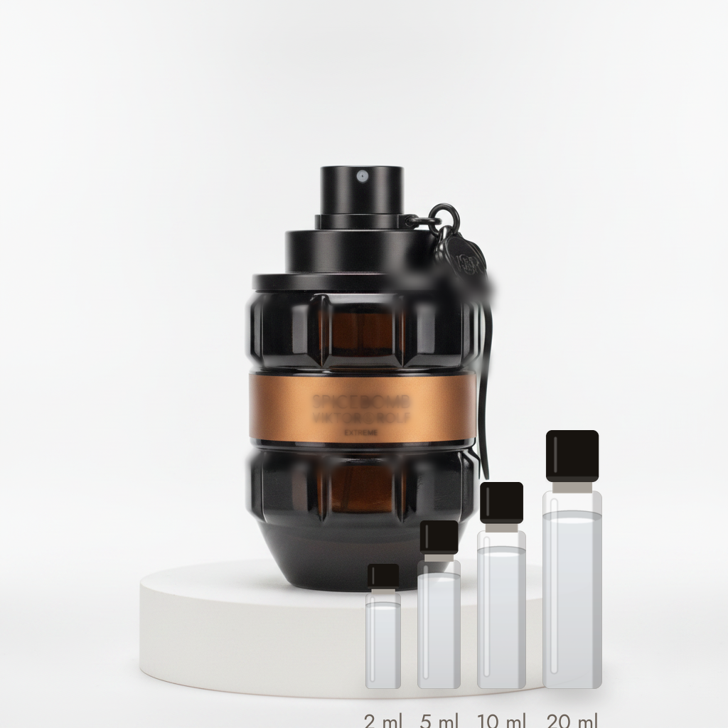 Viktor & Rolf Spicebomb Extreme – Abfüllungen in 2, 5, 10 und 20 ml vor dem Flakon