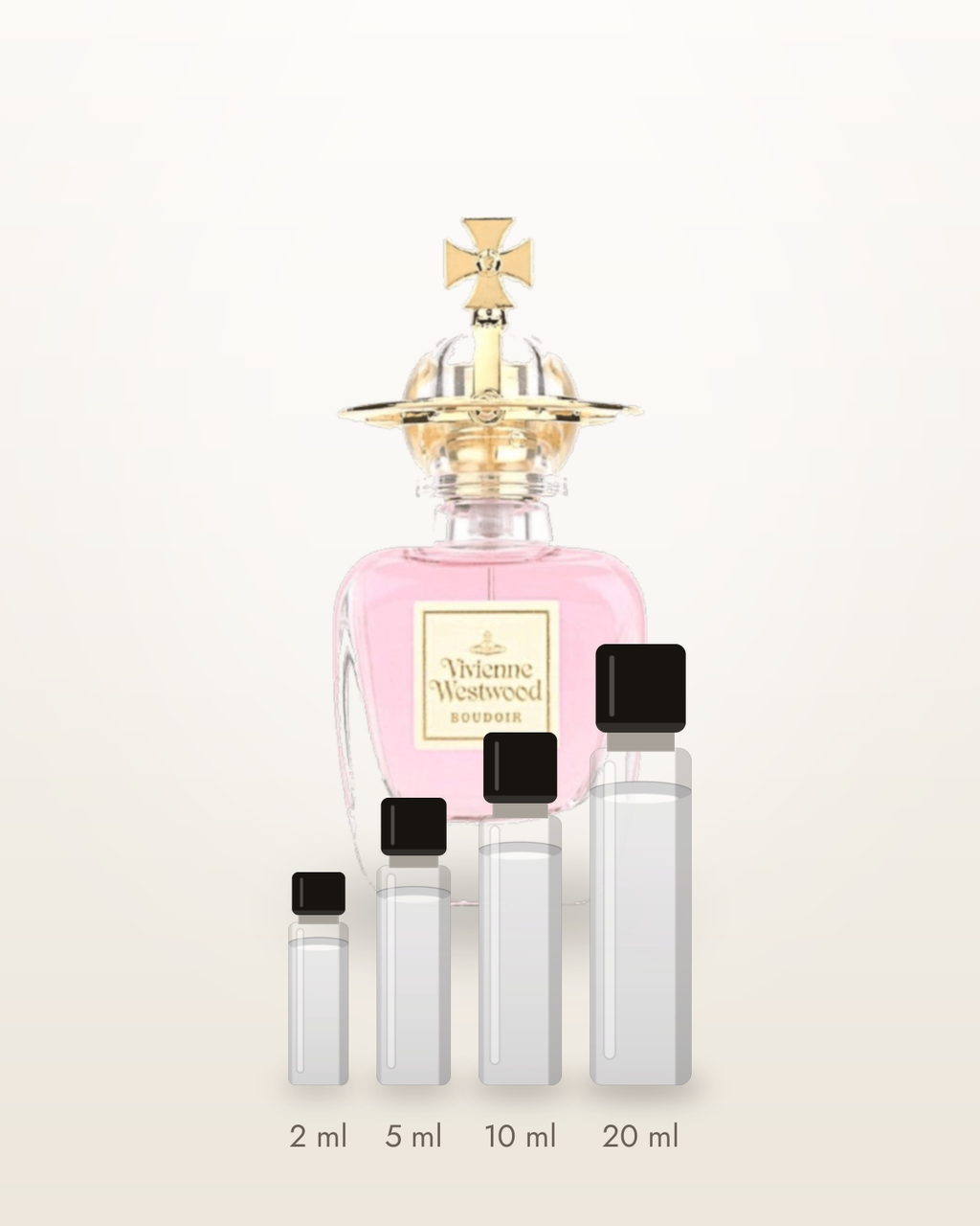 Vivienne Westwood Boudoir – Abfüllungen in 2, 5, 10 und 20 ml vor dem Flakon