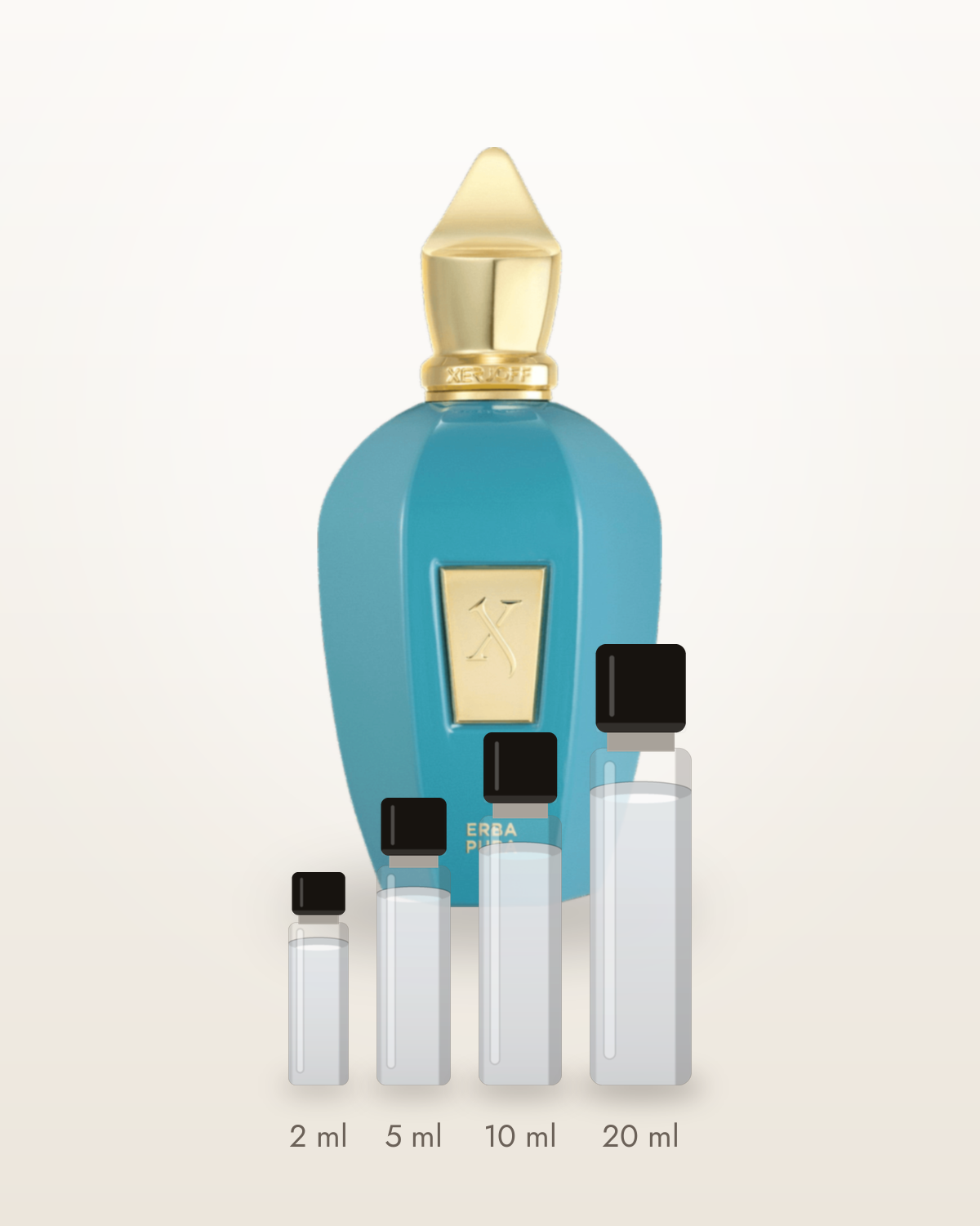 Xerjoff Erba Pura – Abfüllungen in 2, 5, 10 und 20 ml vor dem Originalflakon