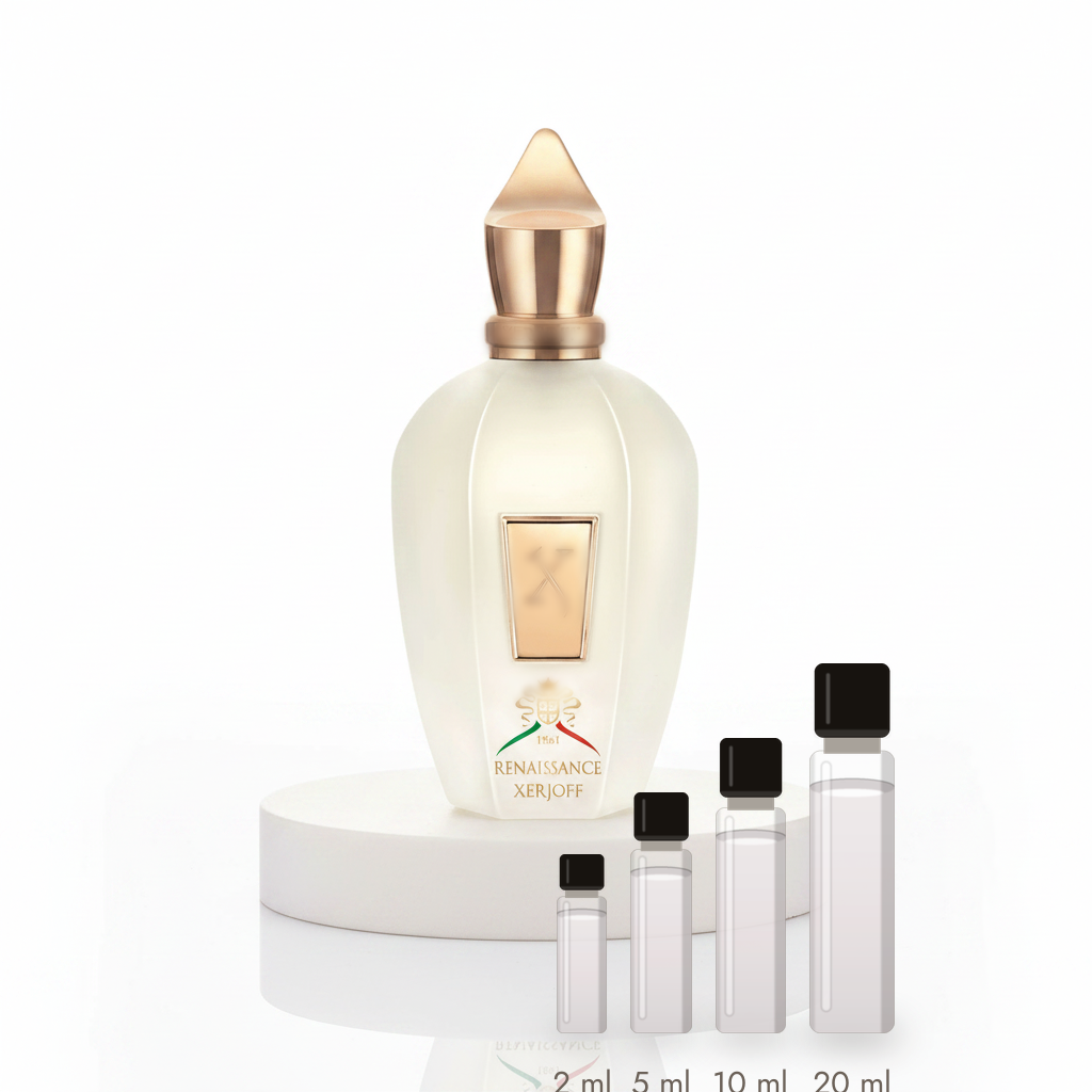 Xerjoff Renaissance – Abfüllungen in 2, 5, 10 und 20 ml vor dem Flakon
