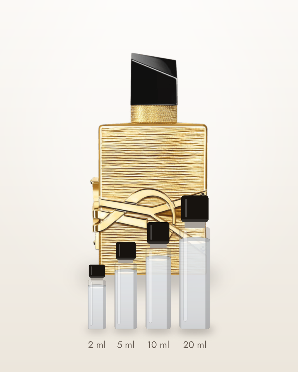 Yves Saint Laurent Libre Vanille Couture – Abfüllungen in 2, 5, 10 und 20 ml vor dem Flakon