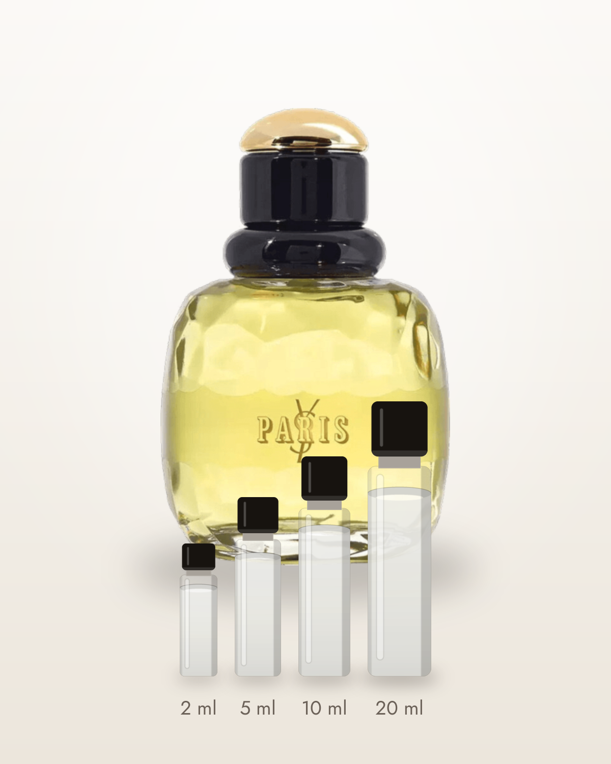Yves Saint Laurent Parisienne (EdP) – Abfüllungen in 2, 5, 10 und 20 ml vor dem Flakon